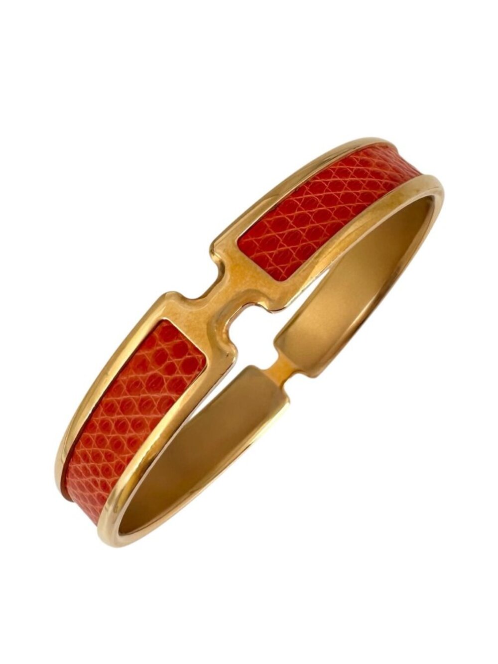 Hermes Olympe Bangle Metal Rose Gold Bracelet